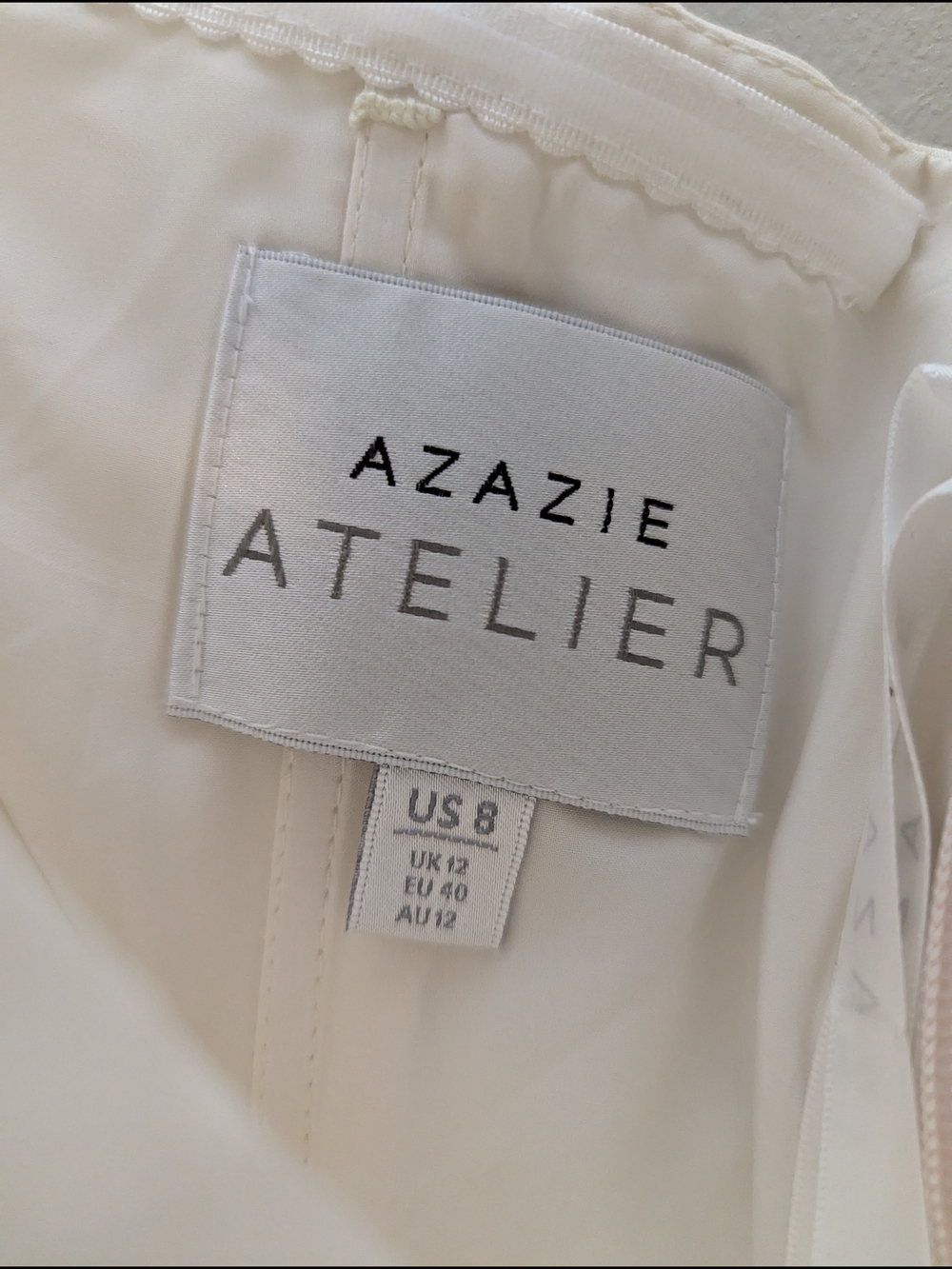 Astra French White Maxi Dress - Picture 8 of 9